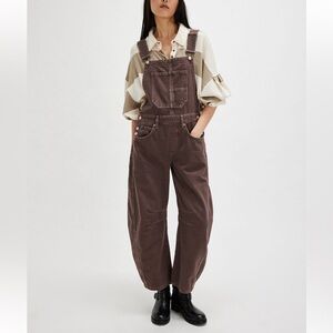 We the Free Good Luck Barrel Overalls